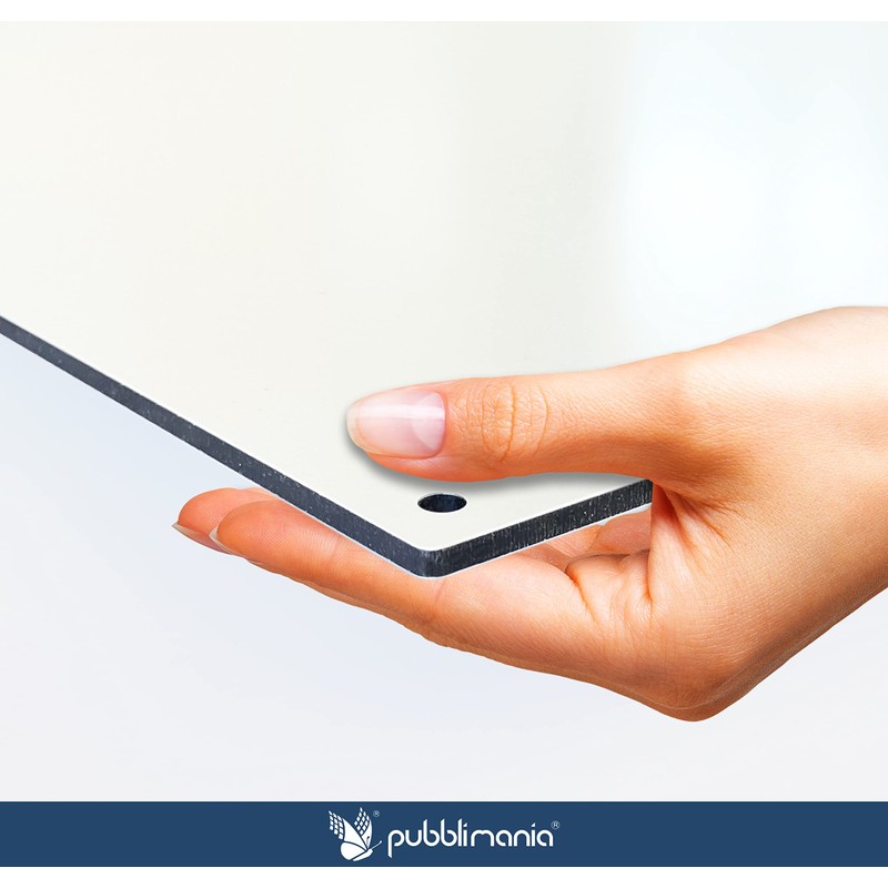 Pubblimania Emergency Exit Right Sign Made of Aluminium Metal 3