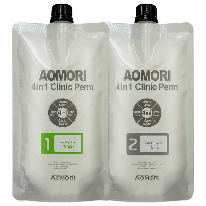 Aomori 4in1 Clinic Perm 400ml+400ml Select purchase by hair type