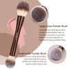 MAANGE 20 Pcs Makeup Brushes with Gift Box, Double-End Multi-functional