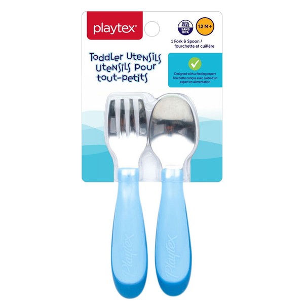 Playtex UTENSILS -Fork and Spoon, 2PK