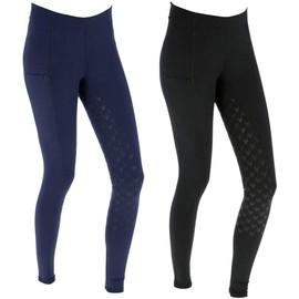 Kerbl Covalliero Equona Riding Leggings Full Seat Girls 140-170 Women 34-46, dark blue, 140/146
