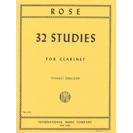 ローズ: フェルリングに基づく32の練習曲/インターナショナル・ミュージック社/クラリネット教本・練習曲