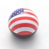 4x Valve Caps Ball USA Flag USA America America Valve