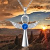 Flpruy Kreuz Kette 925 Sterling Silber Ägyptische Ankh Kette mit