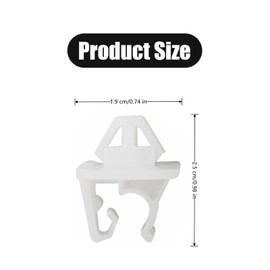 NXPpiULeh 4 Pcs Hood Prop Rod Holder Clip Sturdy Car Hood Support Prop Rod Clips Replacement Parts for Honda Accord Civic CR-V CRV 90672-SNB-003