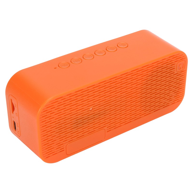 Mini Bluetooth Speaker Heavy Bass Dual Alarm Clock Portable Wireless