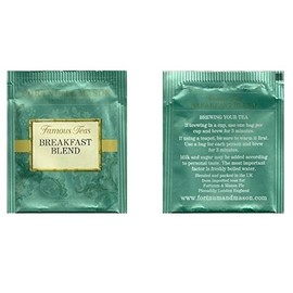 FORTNUM & MASON - BREAKFAST BLEND - 2 x 50 tea bags (Count - 100 tea bags)