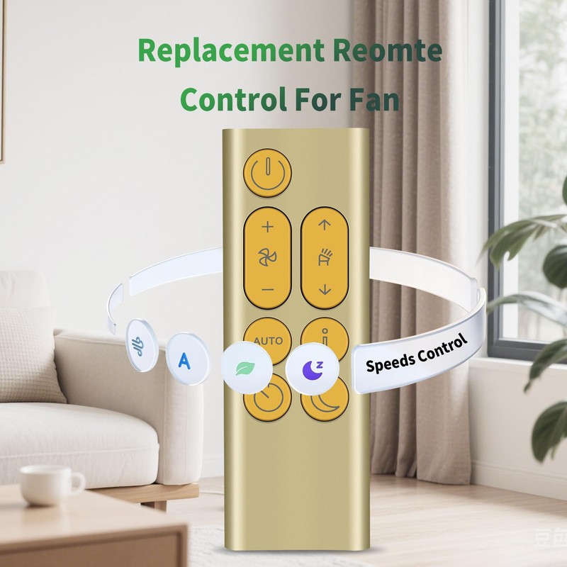 CLVIZCXOM Fan Replacement Remote Control Compatible with Dyson Fan BP04
