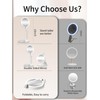 Travel Magnifying Makeup Mirror with Lights, Dual Sided 1X/40X, Foldable