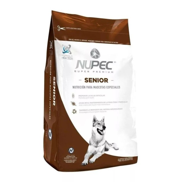 Nupec Alimento Nupec Nutrición Científica para perro senior todos los tamaños sabor mix en bolsa de 15kg