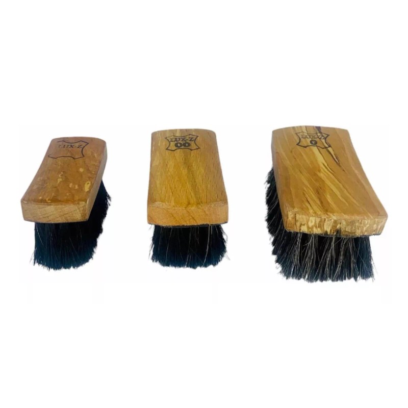 Lux-z Cepillos De Cerdas Naturales Para Bolear Calzado Pack De