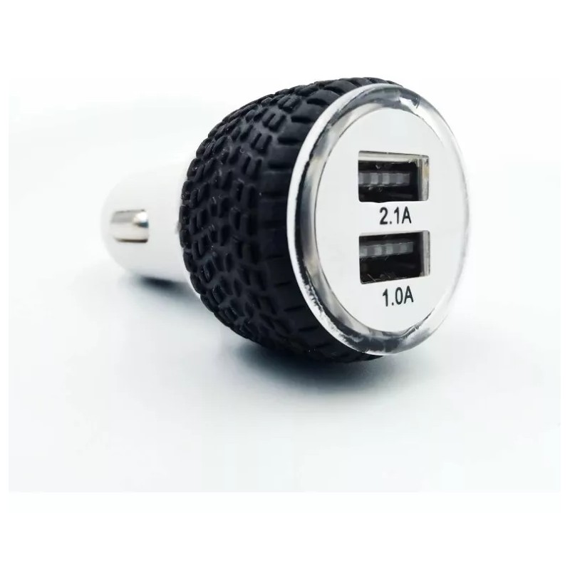 Maíz Plug In Cargador Para Auto 2puertos Usb 5v 2.1a
