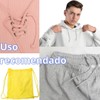 MUYTU Cordón Redondo para Ropa. Largo: 120cm Color Negro Combinado