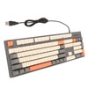 104 Keys Wired Keyboard 3 Colors Cute Gaming Keyboard USB