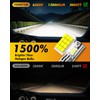 9005 LED Bulbs, 126,000LM 1800% Brighter 6500K Cool White, Plug