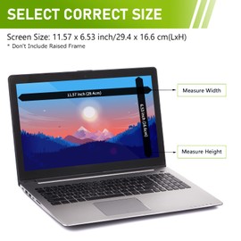 LAMA Privacy Filter for 13.3 Inch Laptop Privacy Screen Filter Privacy Screen Filter with Privacy Screen, Anti-Blue Light and Anti-Glare 16:9 (294 x 166 mm)