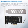 Tosuny Tarjeta de Expansión PCI-E a M.2 Convertidor Conector Adaptador