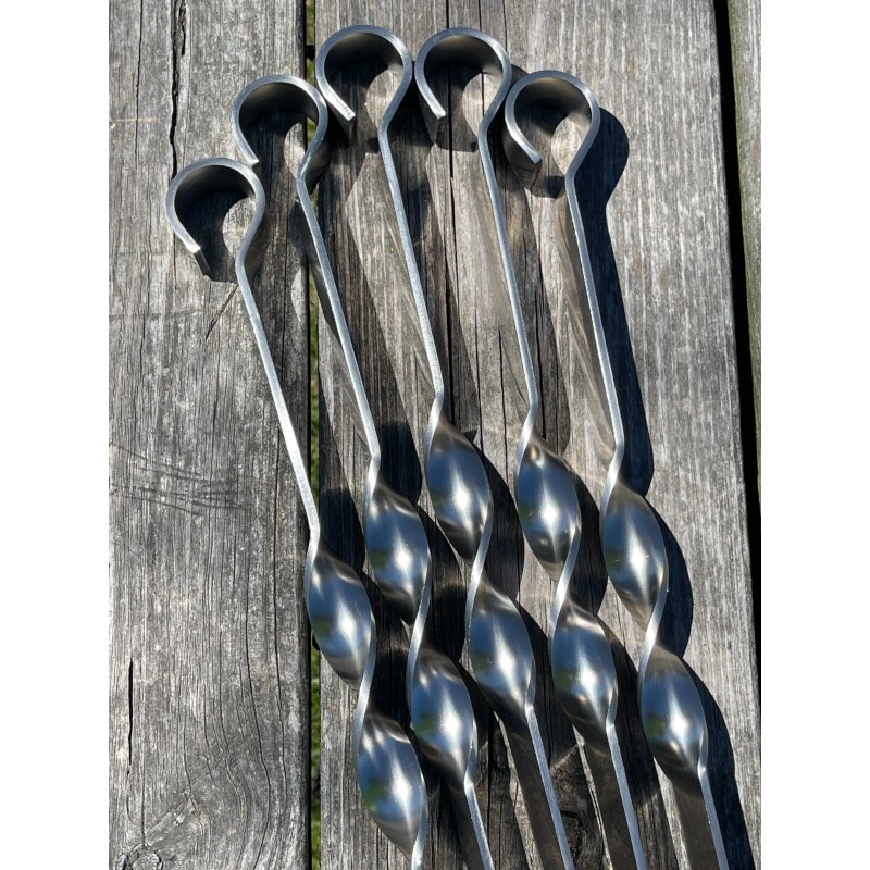 Timeless Steel 5 Pcs WIDTH 3/4" Heavy-duty Stainless Lula Kebab