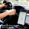 360° Rotatable Car Phone Mount with Three-Point Dashboard Support –