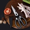 Professional Multipurpose Kitchen Scissors, Sharp Stainless Steel Kitchen Scissors with