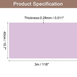 uxcell 118" x 15.7" Purple Wallpaper, Peel and Stick Wallpaper, Purple Contact Paper Solid Color Vinyl Self-Adhesive Wall Paper Decorative for Wall Covering