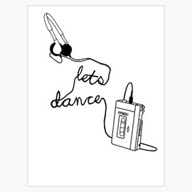 Let's Dance (Cable) - Footloose Bumper Sticker Window Water Bottle Decal 5"