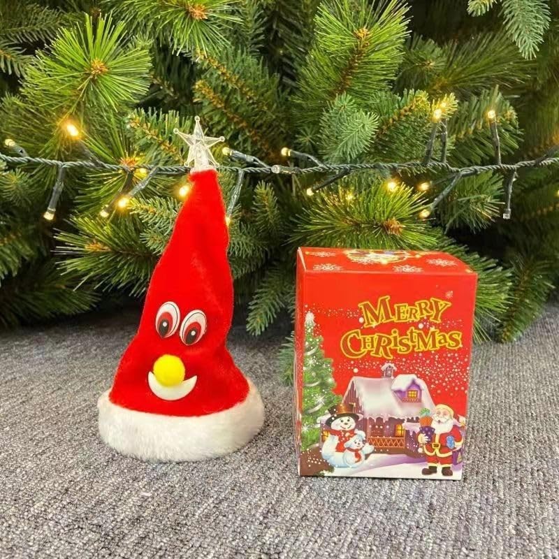 Musical Singing and Dancing Santa Hat Xmas Tree Christmas Singing