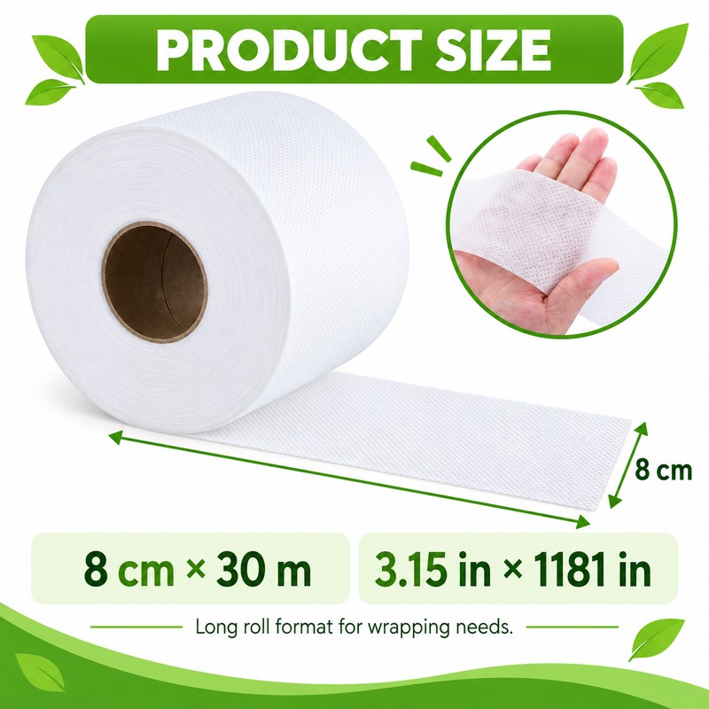 Tree Wrap for Winter Plant Protection – Non-Woven 8 cm