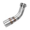 Motorcycle Exhaust Middle Pipe Rustproof Heat Resistant Low Noise Replacement