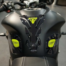 labelbike - 3D motorcycle tank sticker kit, compatible with Triumph Street Triple 2013-2020