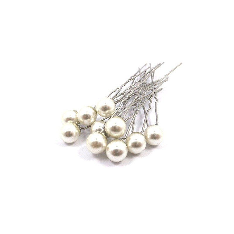 40 x Faux Pearl Hair Pins