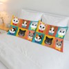 Cute Animal Cats Satin Pillowcase for Silk Pillows for Hair