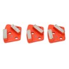3Pcs Diamond Grinding Shoes Trapezoid Concrete Aggreesive Cutting 2 Long