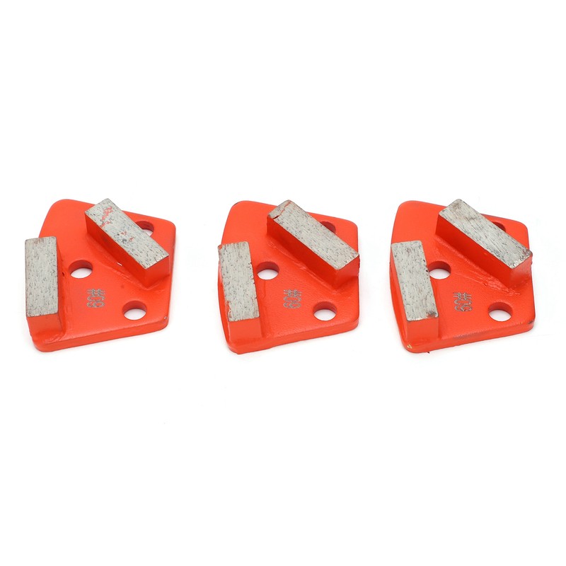 3Pcs Diamond Grinding Shoes Trapezoid Concrete Aggreesive Cutting 2 Long