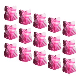 M METERXITY 15 Pack Standard Dart Flight - Bold Stripe Design for Soft-Tip and Steel Tip (Pink)