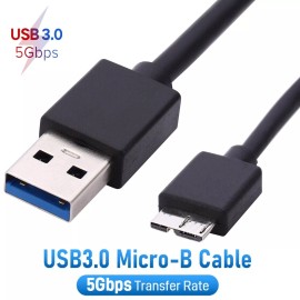 Unbranded Micro USB 3.0 Cable High Speed Data SYNC For HDD Portable External Hard Drive