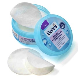 Balea Eye Make-Up Remover Pads with Waterproof Ölhaltig (Pack of 50)