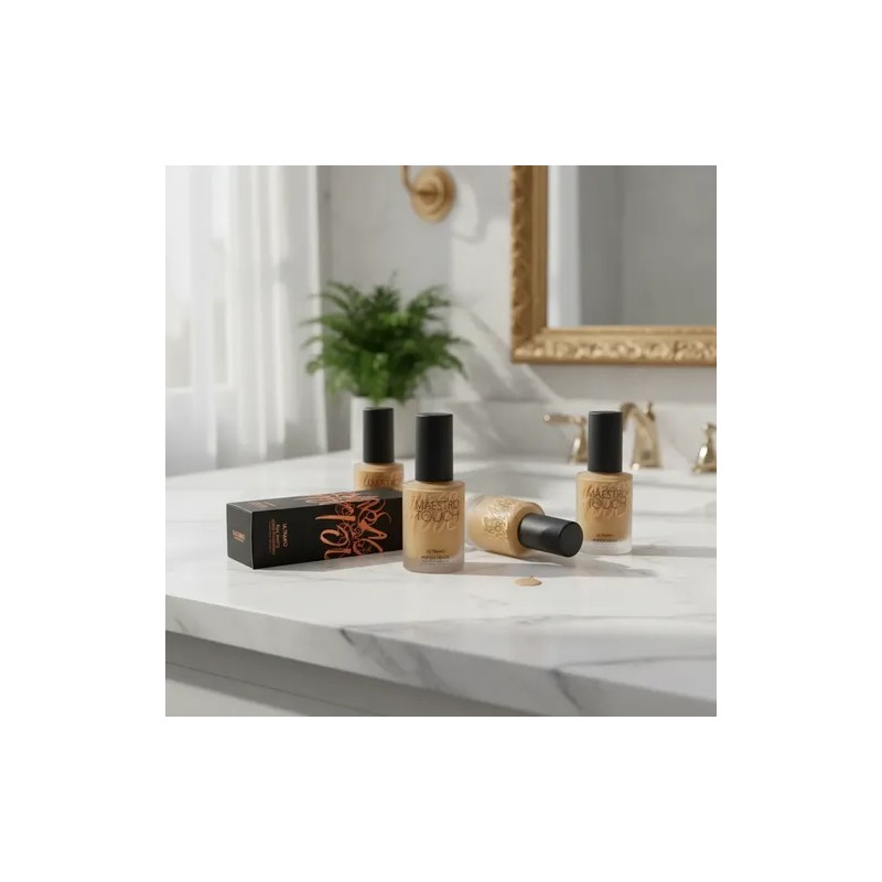 Base Maquillaje Maestro Touch Mate Fps15 De Alta Cobertura