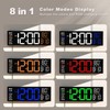 JALL 16" Large Digital Wall Mount Clock, Count Down Timer,