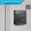 Lockable Mailboxes with Keys,Outdoor Wall Mounted Mail Box with Large
