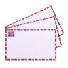 50 Pack Airmail Envelopes -Commercial Flap Business Envelopes- Air Mail