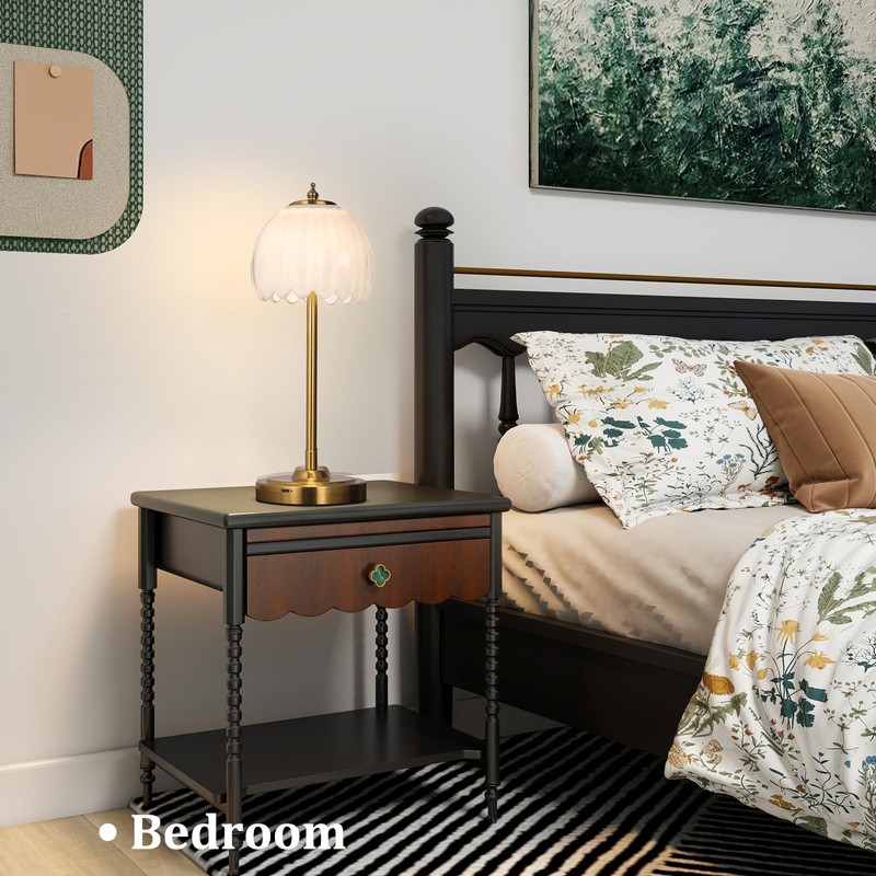 Shenmoyl Tulip Lamp Shades Replacement, 5" Dia. * 4.25" H