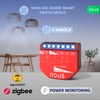 NOUS ZigBee Smart Switch Module mit Leistungsmessung, 2 Kanäle, AC