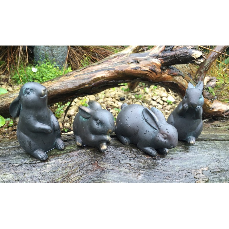 London Ornaments Rabbits set of 4