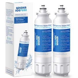 GOLDEN ICEPURE ADQ73613401 Refrigerator Water Filter Replacement for LG LT800P, RWF3500A, 469490, WS620A, LSC22991ST, LSXS26366S, ADQ73613401, LSXS26366D, LUPXS3186N, LSXS26386S LMXS30776D 2Pack