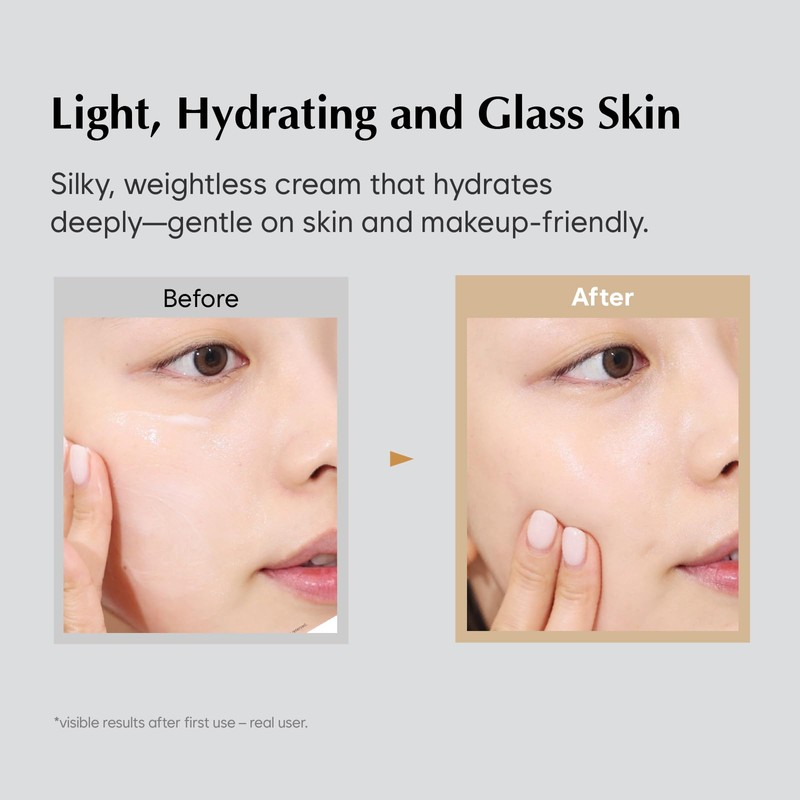 MIDHA Rice Cream 1.69fl.oz/50ml, Deep Hydration, Glow-Enhancing, Skin Barrier Support