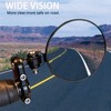 DREAMIZER 7/8" 22mm Motorcycle Folding Bar End Side Mirrors for