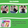 100 Pack Resealable Stand Up Bags,Smell Proof Pouch Sealable Foil
