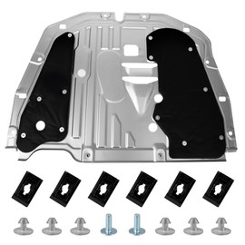 DICOOL 74110-TBA-A00 Engine Splash Guard Fits for Hon da Civic 2016 2017 2018 2019 2020 2021 Replaces for 90674-TY2-A01, 74112-TBA-A00, 90105-TBA-A00, 74110TBAA00, 90674TY2A01