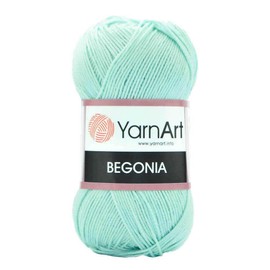 Yarnart Begonia, 100% Mercerized Cotton, 1.76 Oz (50g) / 185 Yrds (169m) Fine Sport: 2, amigurumi Yarn, Summer Yarn (4939)